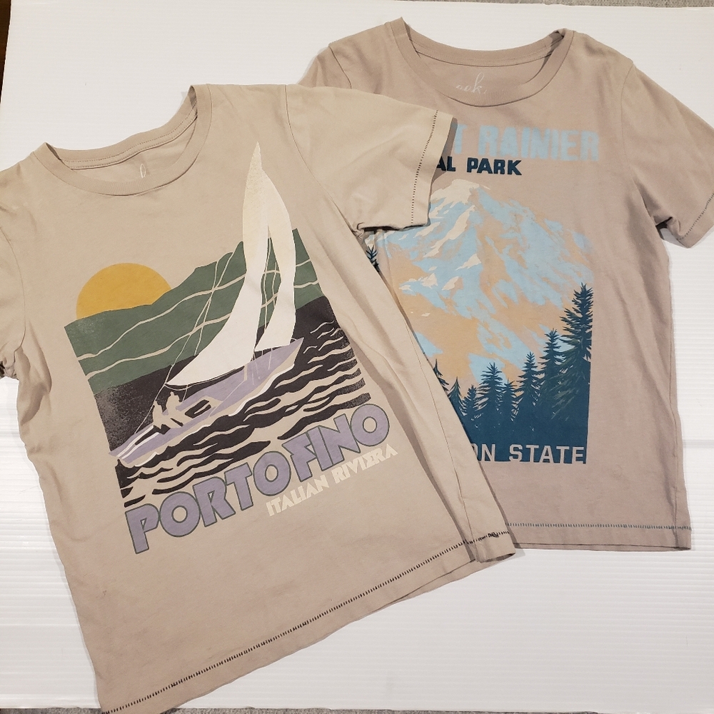 Peek Bundle of 2 Medium T-shirts Cotton Size M L 8-10